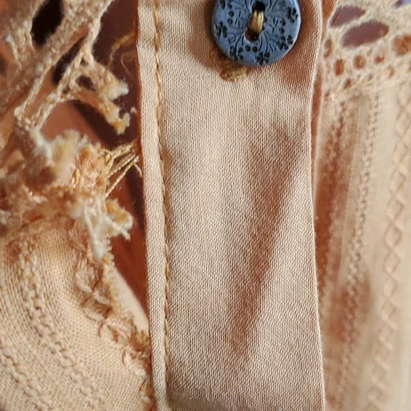 Knox Rose woman's orange buttondown dress size M - Picture 11 of 14